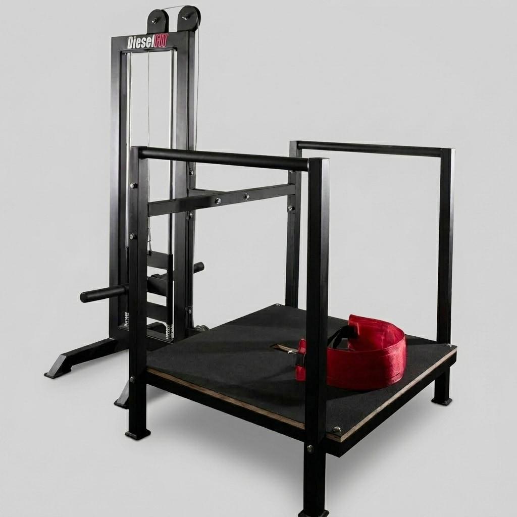 Cable Belt Squat - view 3