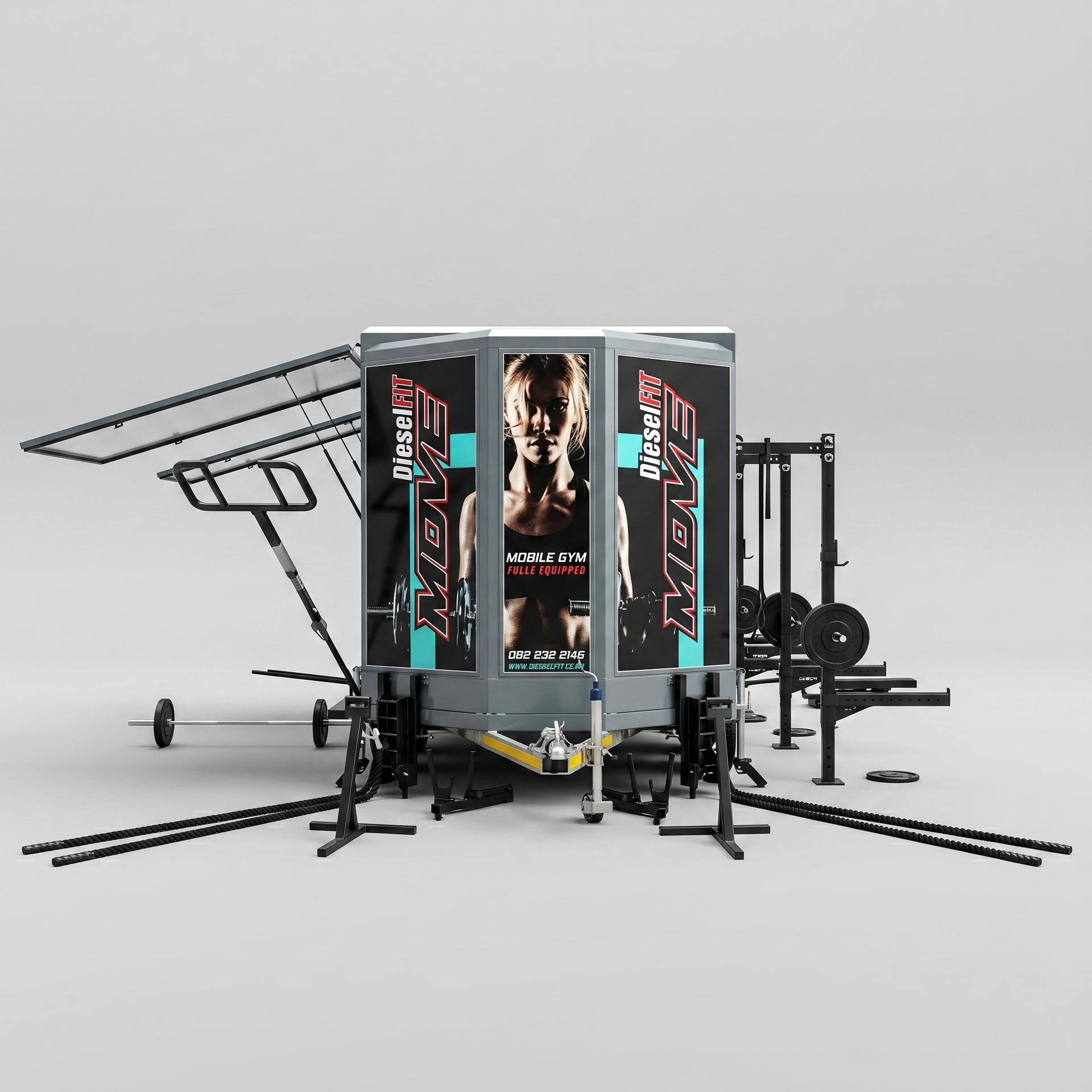 Mobile Gym Trailer - view 3