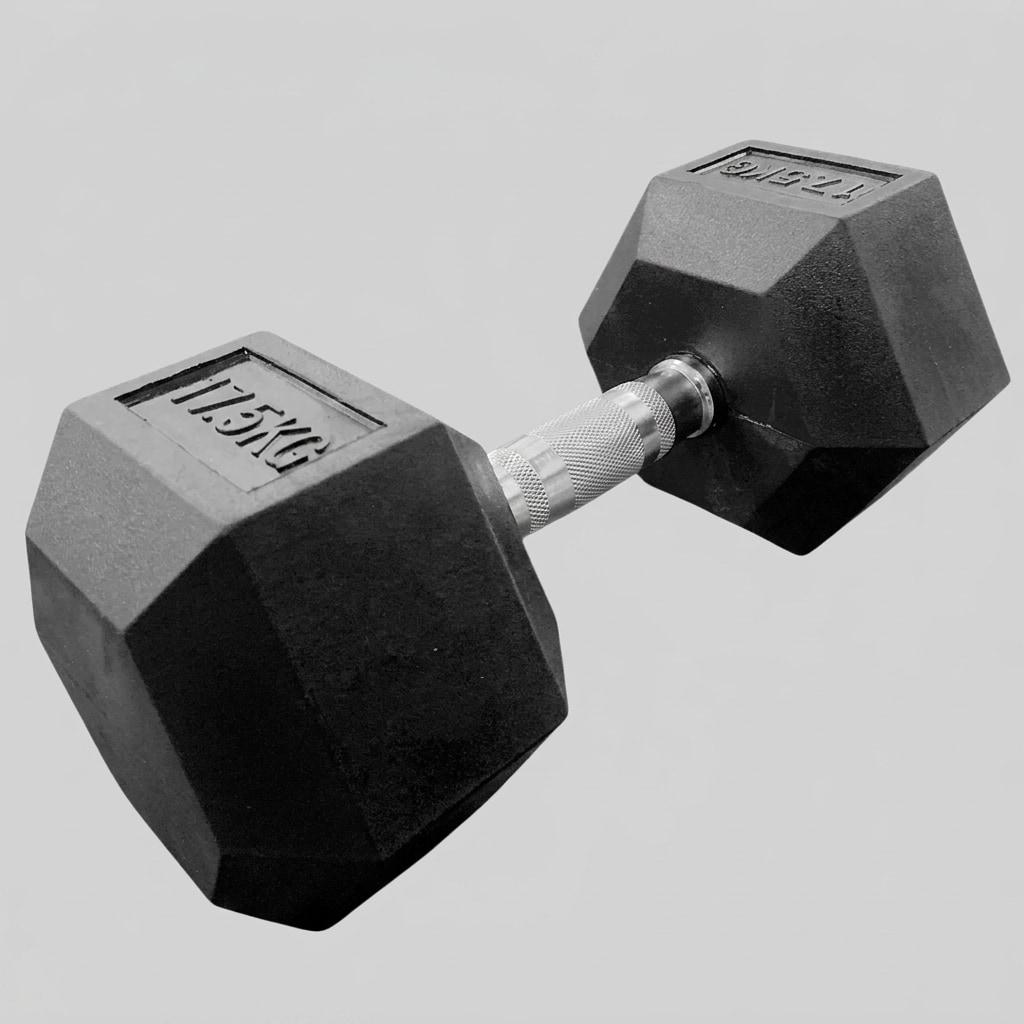 Rubber Hexagon Dumbbells - view 8