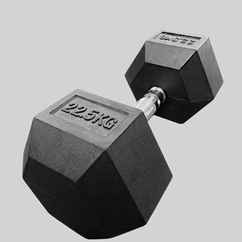 Rubber Hexagon Dumbbells - view 10