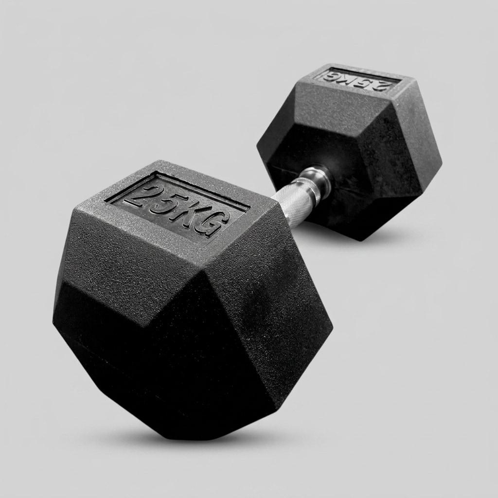 Rubber Hexagon Dumbbells - view 11
