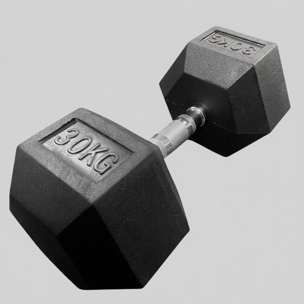Rubber Hexagon Dumbbells - view 13