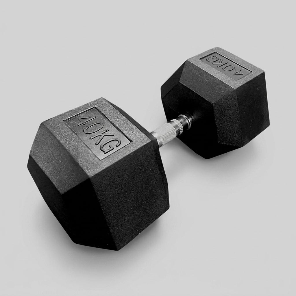 Rubber Hexagon Dumbbells - view 17