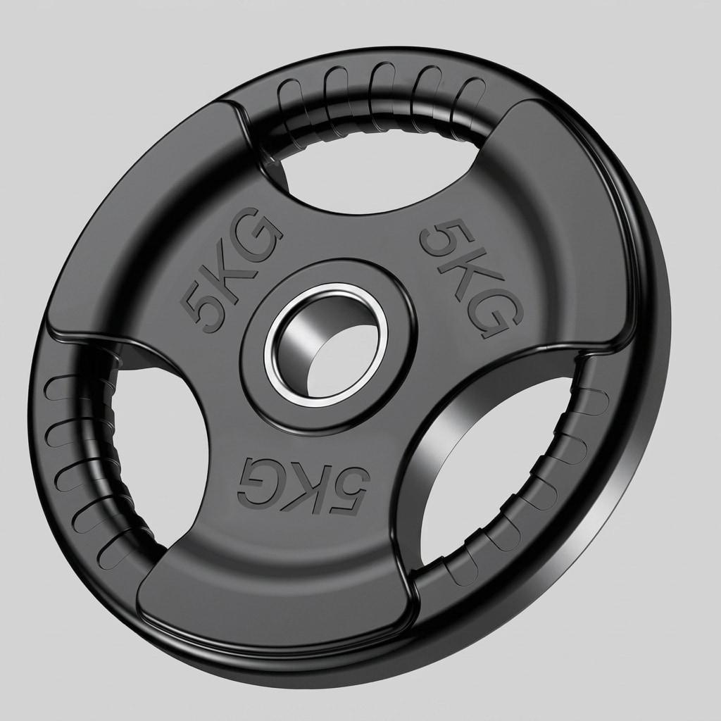 Rubber Olympic Tri-Grip Plates - view 3