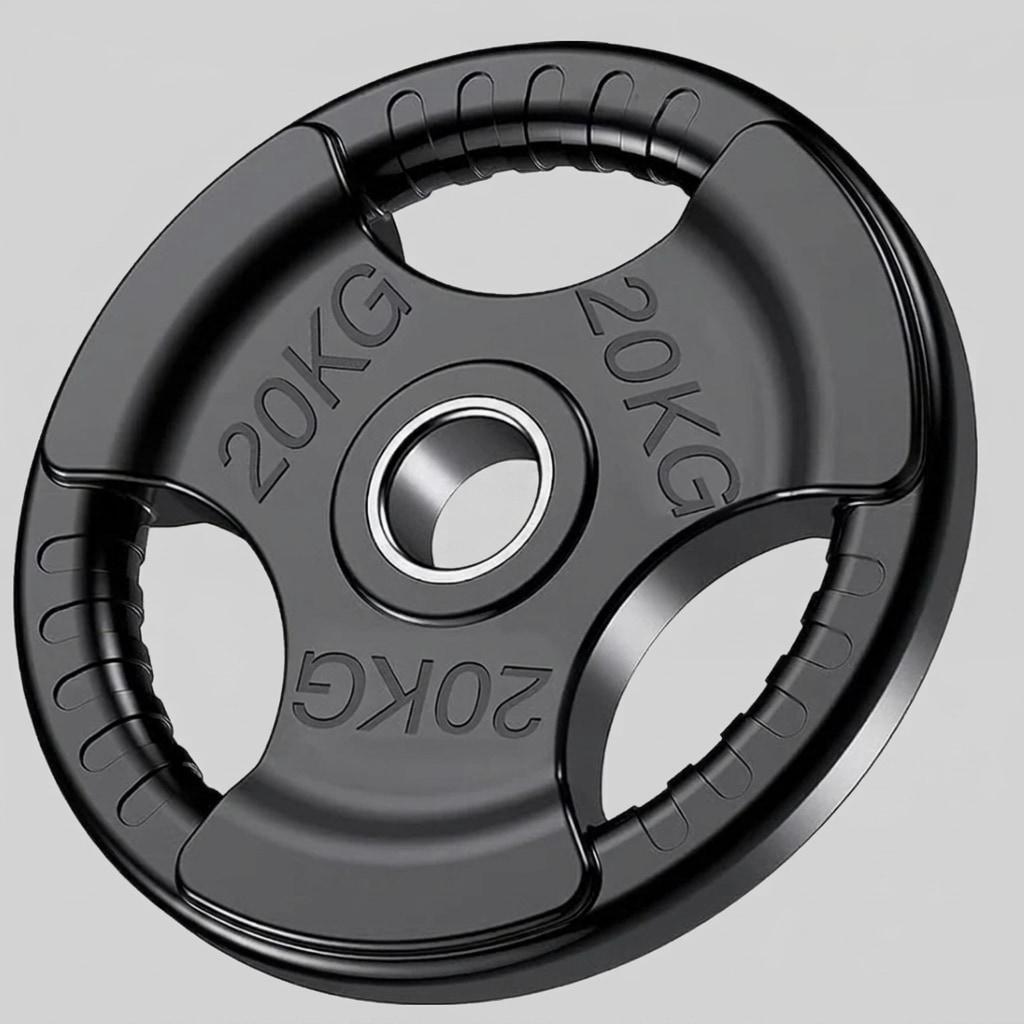 Rubber Olympic Tri-Grip Plates - view 6