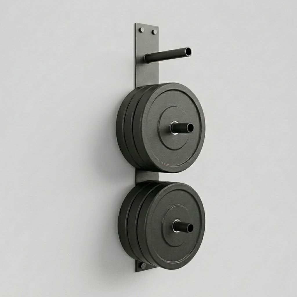 Wall Mounted Bumper Plate Rack - view 2