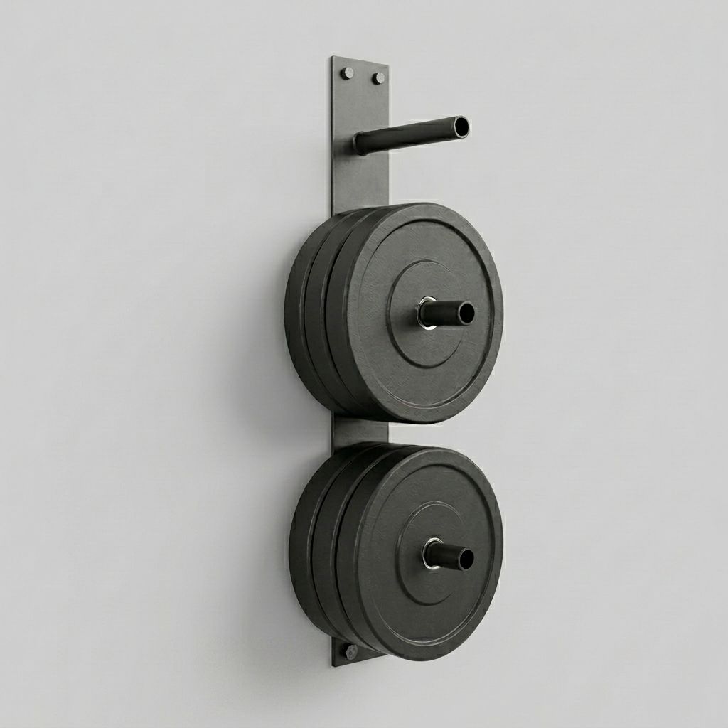 Wall Mounted Bumper Plate Rack - view 2