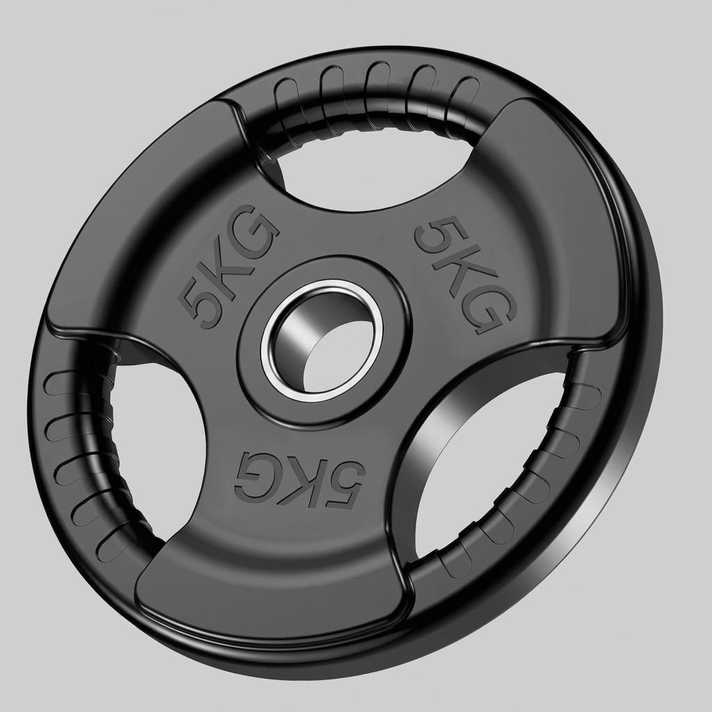 Rubber Olympic Tri-Grip Plates - view 3