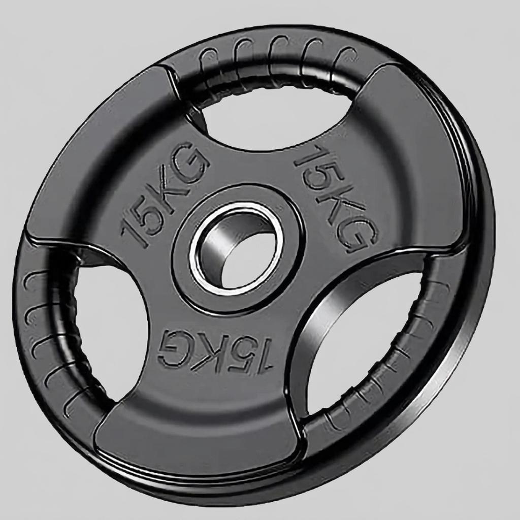 Rubber Olympic Tri-Grip Plates - view 5