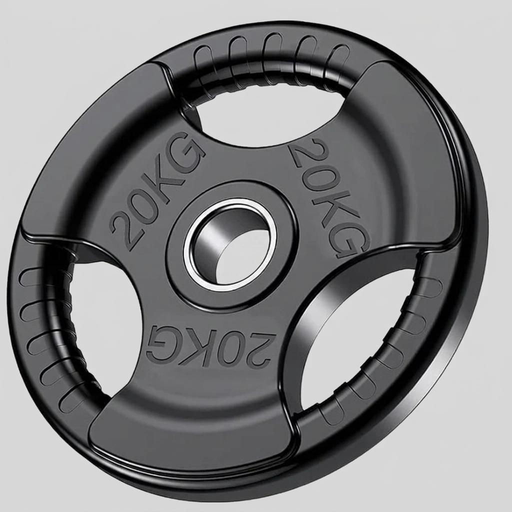 Rubber Olympic Tri-Grip Plates - view 6
