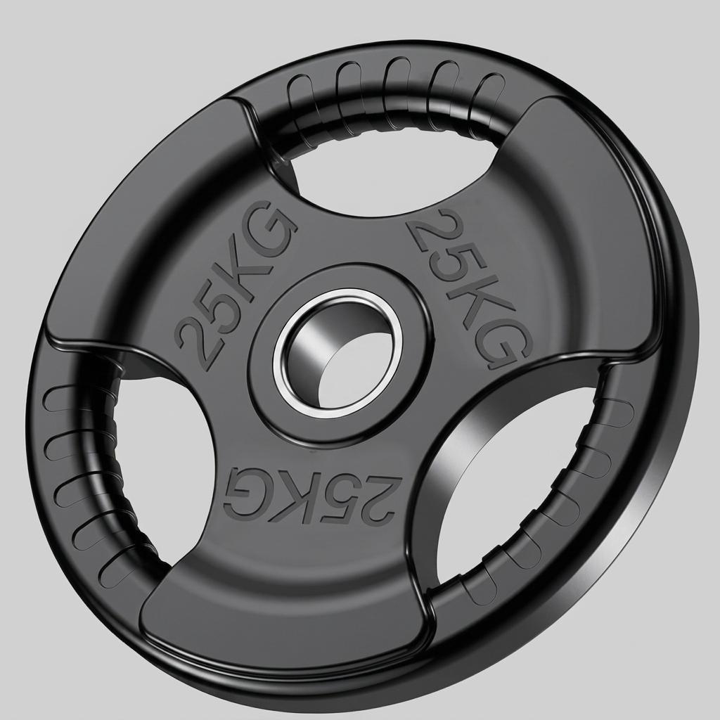 Rubber Olympic Tri-Grip Plates - view 7