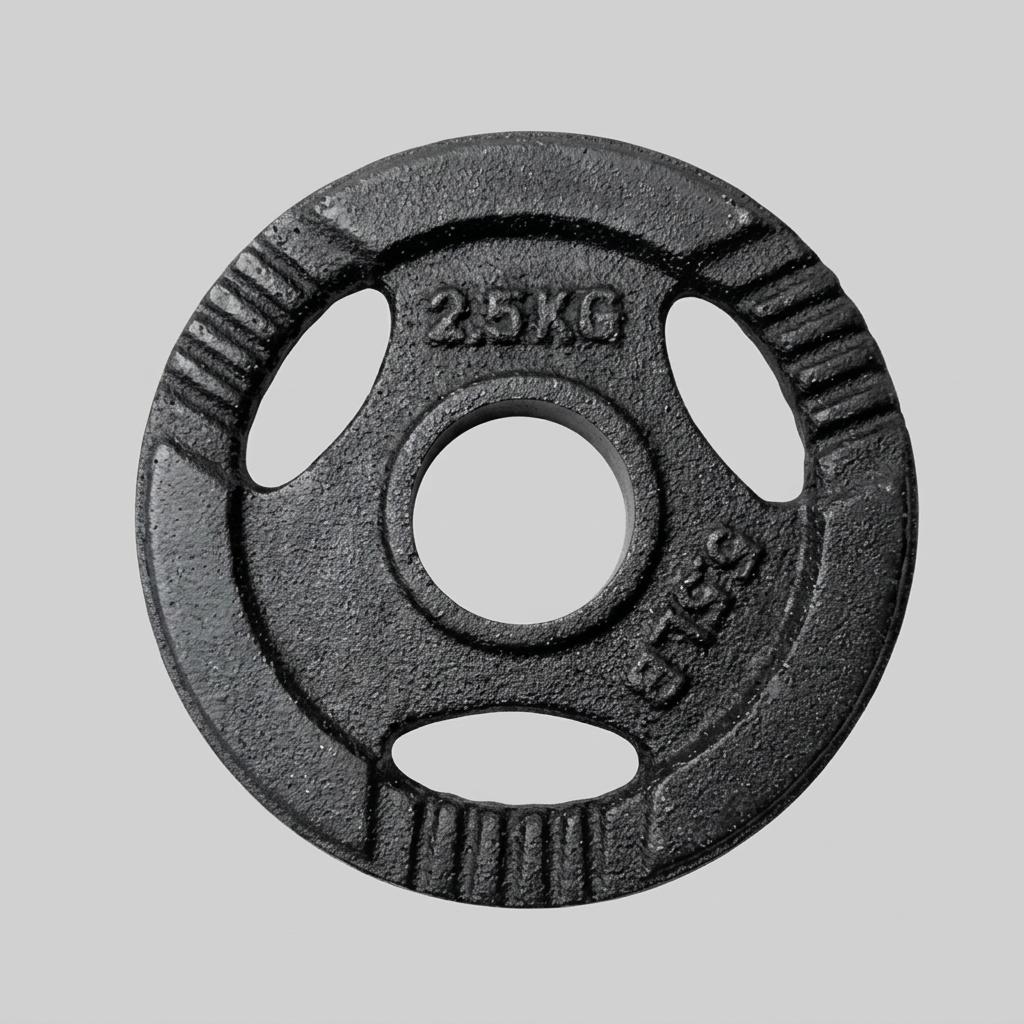 Cast Iron Olympic Tri-Grip Plates - view 2