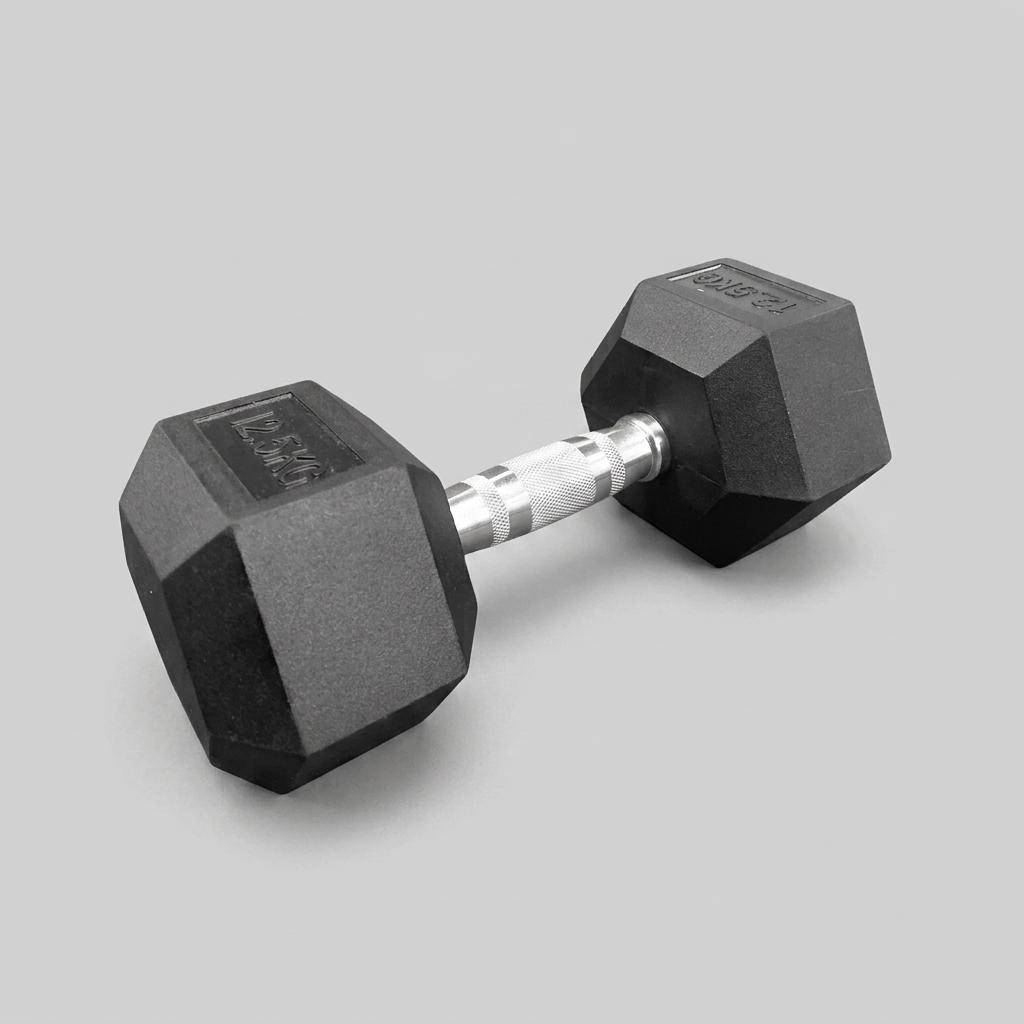 Rubber Hexagon Dumbbells - view 6