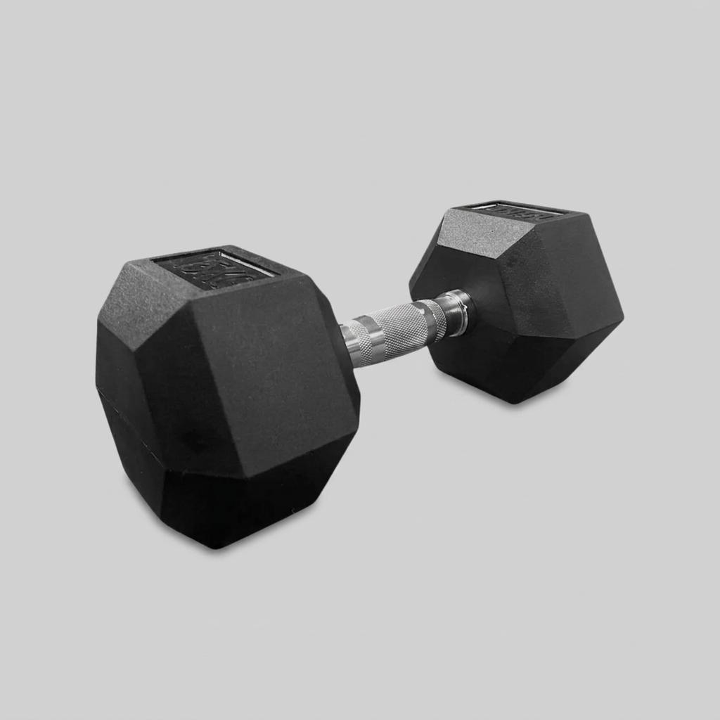 Rubber Hexagon Dumbbells - view 7