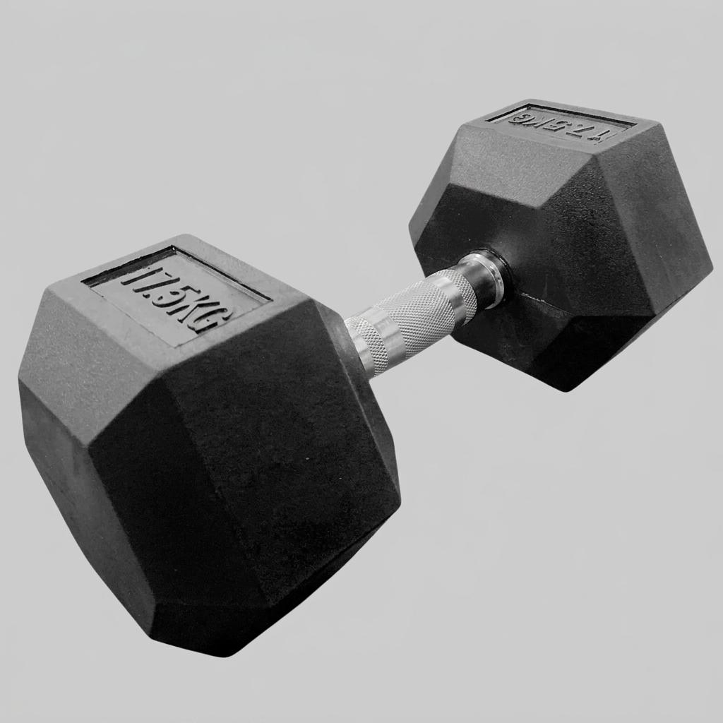 Rubber Hexagon Dumbbells - view 8