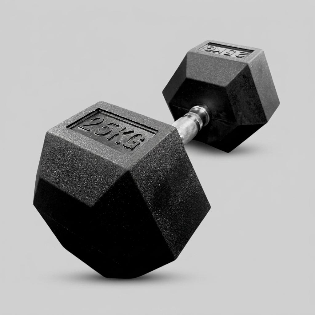 Rubber Hexagon Dumbbells - view 11