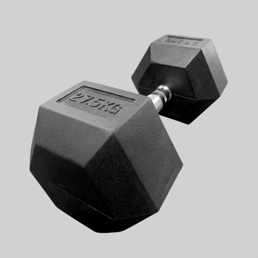 Rubber Hexagon Dumbbells - view 12