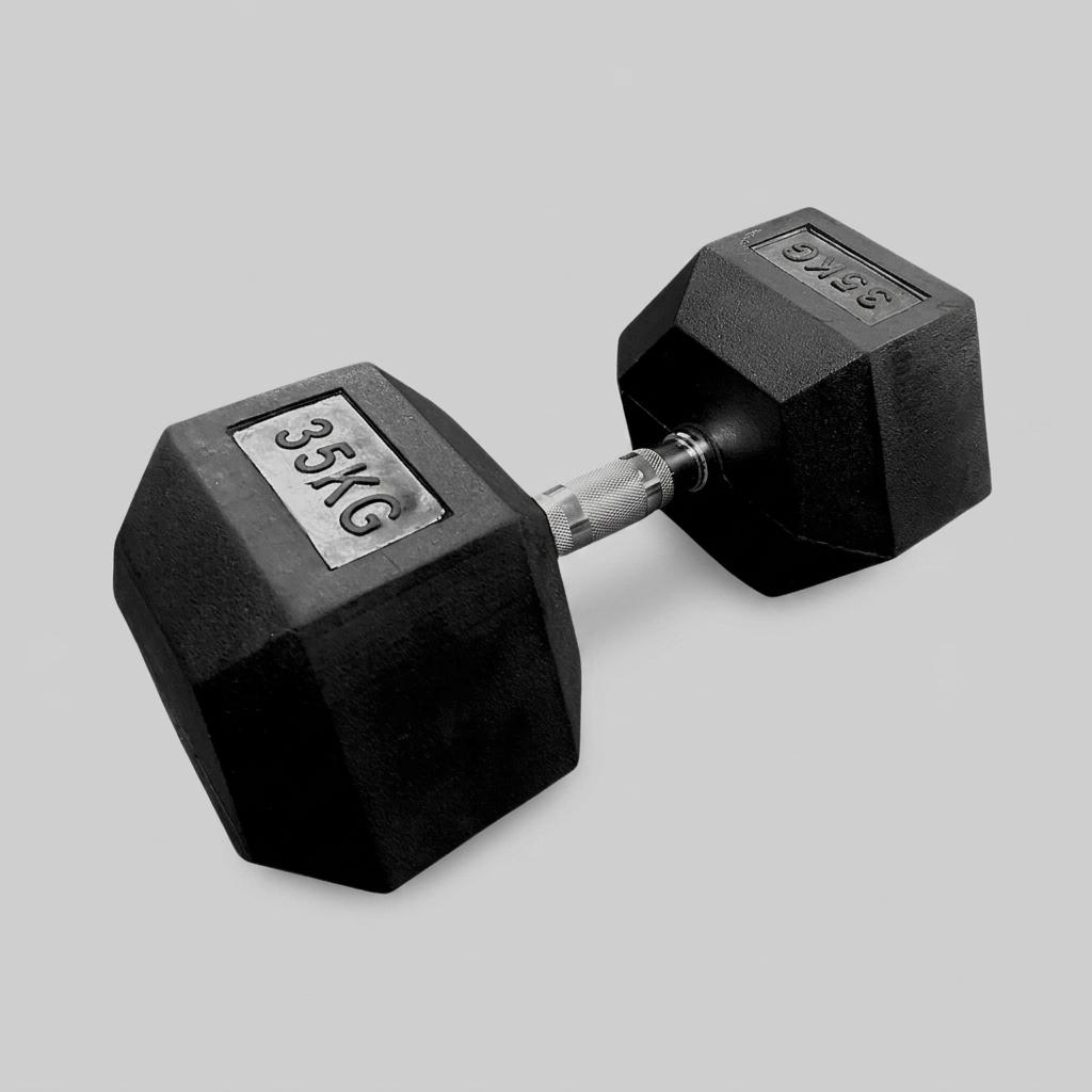 Rubber Hexagon Dumbbells - view 15