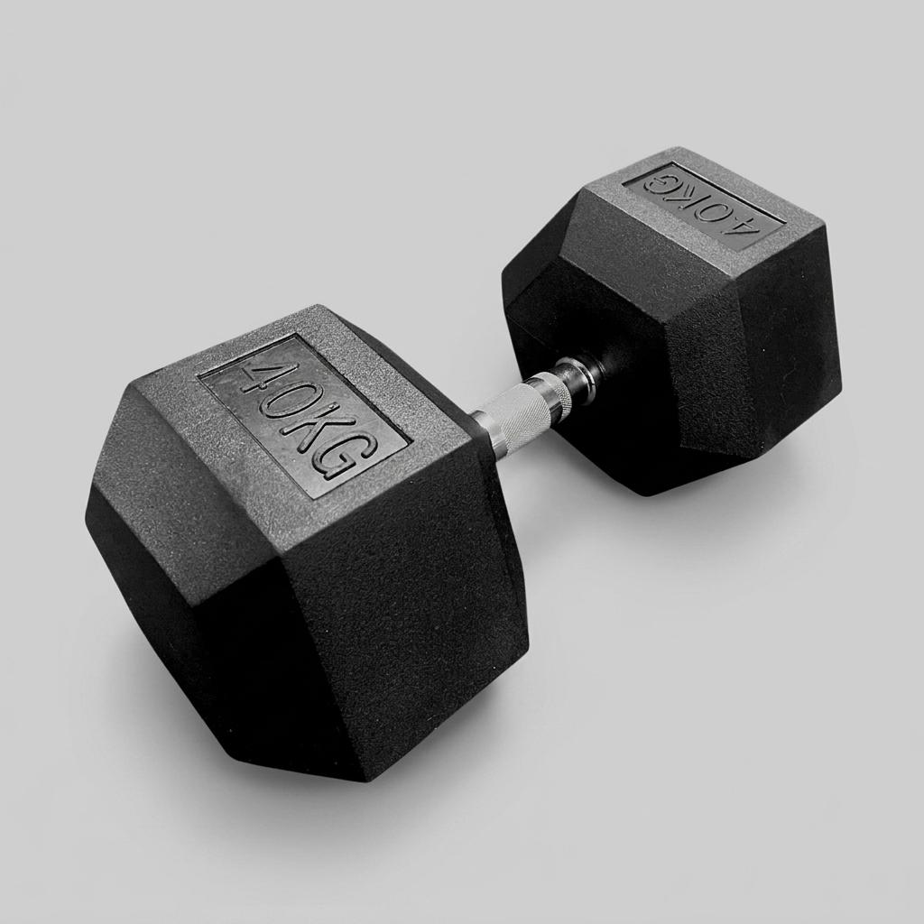 Rubber Hexagon Dumbbells - view 18