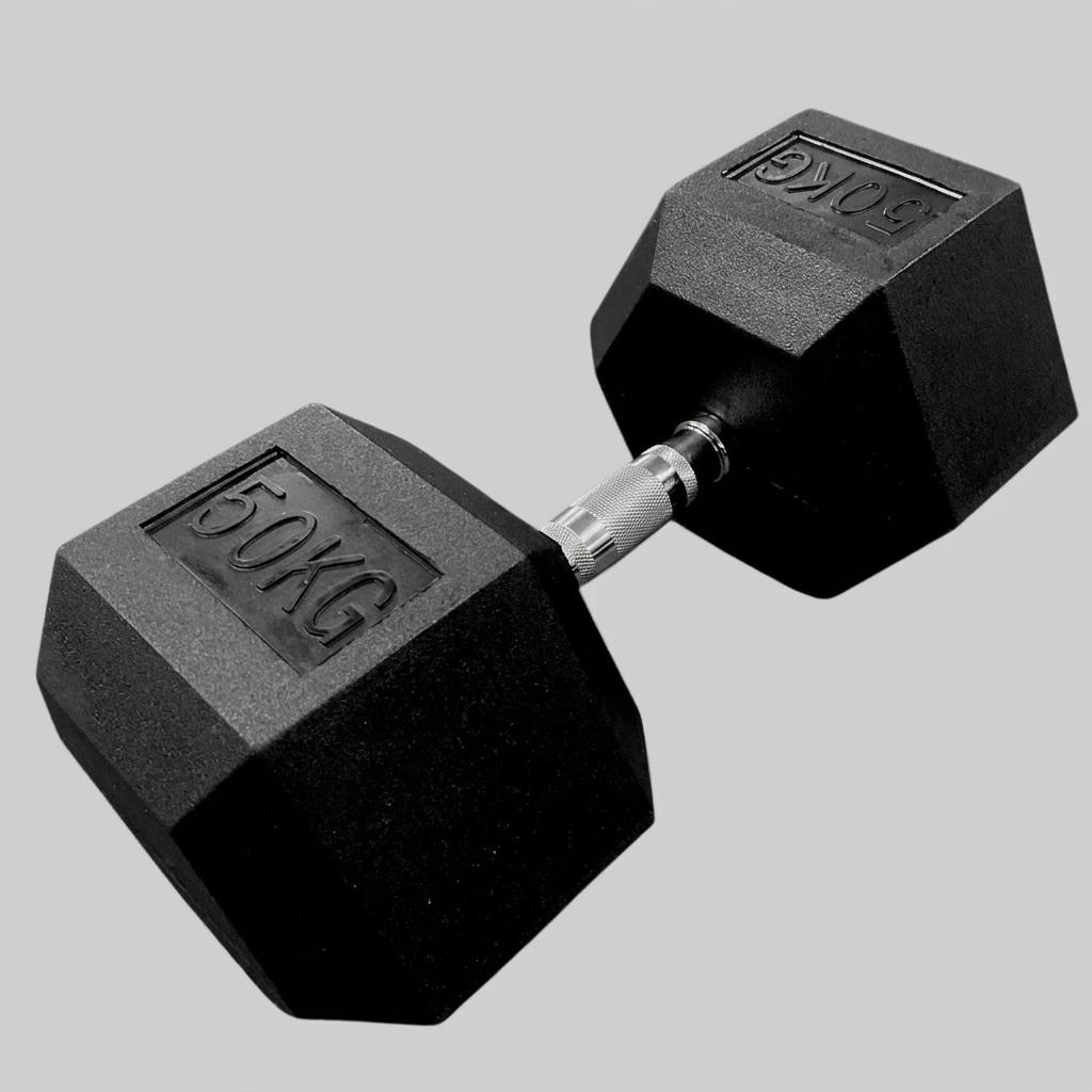 Rubber Hexagon Dumbbells - view 22