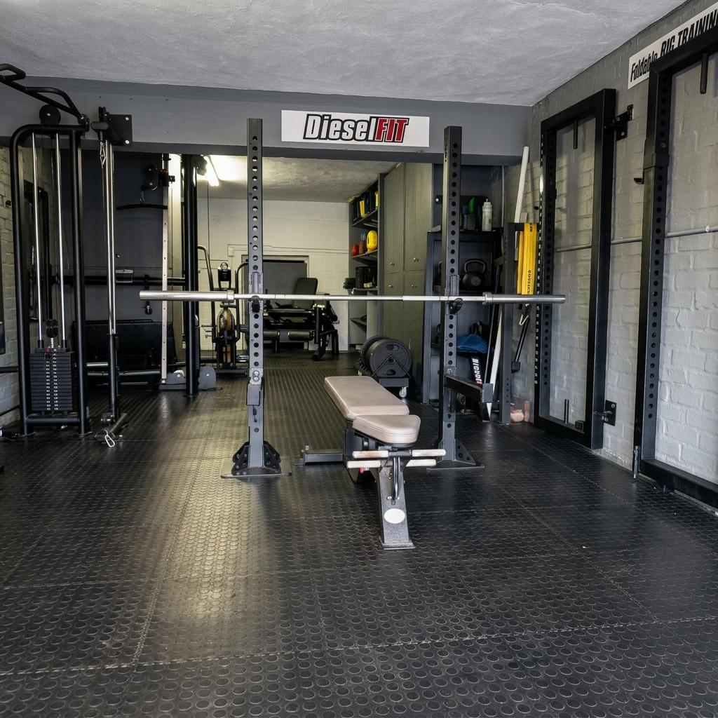 Fixed Squat and Bench Rack - view 2